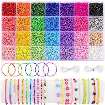 3mm米珠+线（28格） - OBL10400868