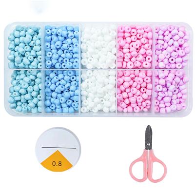 4mm米珠+剪刀线10格 - OBL10400876