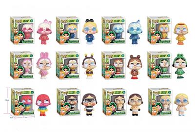 眼泪娃娃公仔公仔单只盒装（搪胶头，PVC身体）12款混 - OBL10400980