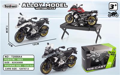 1:14  水鸟摩托合金车 回力 - OBL10401065