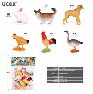 6只5寸农场动物模型套装 - OBL10401273