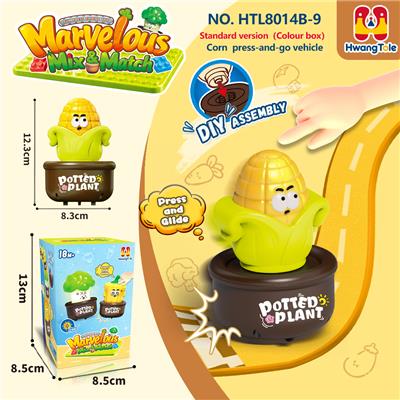 果蔬类按压车
玉米按压滑行车
按压车 卡通车按压滑行
压力车 按压萌趣车
DIY积木底座拆卸
（产品采用UV工艺） - OBL10401368