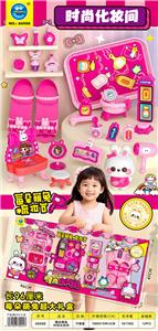 展示盒莓朵萌兔时尚化妆间女孩过家家玩具 - OBL10401592