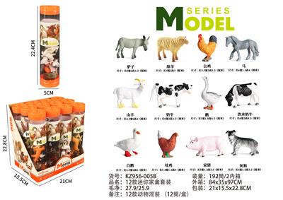 12款迷你家禽套装 - OBL10404036