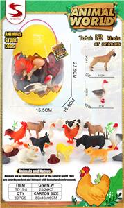 动物蛋（12PCS ANIMALS） - OBL10404253