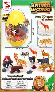 动物蛋（10PCS ANIMALS） - OBL10404256