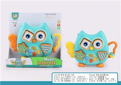 积木猫头鹰琴（橙，黄两色混装） - OBL10404680