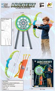 57cm闪灯弓配箭/箭筒+标靶架(包电2粒AG13) - OBL10405011