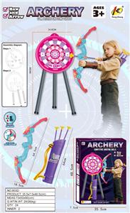 折叠闪灯弓箭/箭筒+大标靶架(3粒AG13电池） - OBL10405018