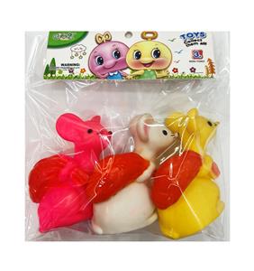 三只庄搪塑动物带哨 - OBL10405994