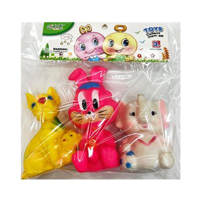 三只庄搪塑动物带哨 - OBL10406000