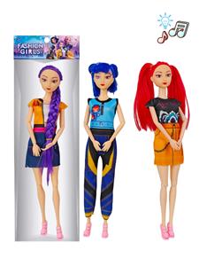 11寸实身十一关节猎魔女团娃娃 三款混装 带灯光音乐功能 露米米拉佐伊娃娃 - OBL10406594