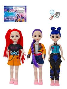 12寸实身十一关节猎魔女团 三款混装带灯光音乐  带3LR41纽扣电池 - OBL10406663