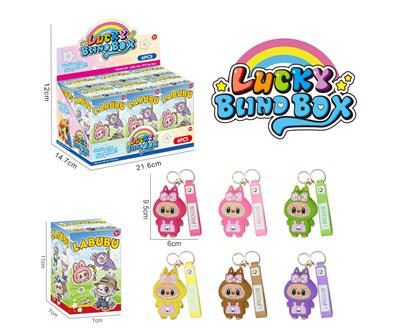 硅胶拉布布零钱包盲盒随机混装 - OBL10406806