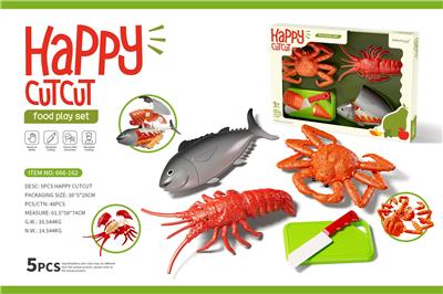 5PCS龙虾，帝王蟹、金枪鱼切切乐 - OBL10407771