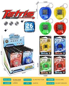 迷你摇杆爱心俄罗斯方块
（12PCS单只价格）透明 - OBL10410399