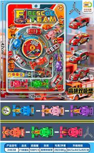 F1救援队回力车片 小回力车仔仿真回力赛车回力四驱车 - OBL10411338