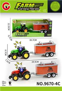 灯光声音惯性农夫车拖马车 - OBL10413938