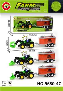 灯光声音惯性农夫车拖马车 - OBL10413991