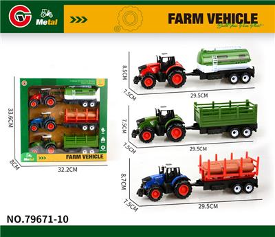 3只装合金回力农夫车 - OBL10414053