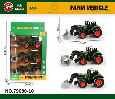 3只装合金回力农夫车 - OBL10414076