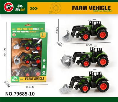 3只装合金回力农夫车套装 - OBL10414104