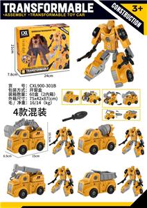 DIY益智拼装变形机器人工程套装 - OBL10414125