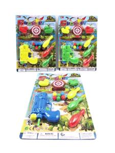 实色软弹乒乓球枪套装 - OBL10414176