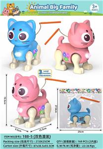 电动玩具卡通玩具萌宠动物手提手提灯笼小猫 - OBL10414414