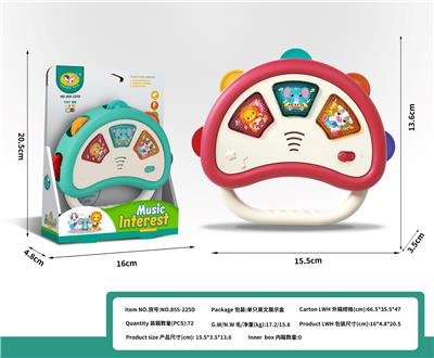 音乐手摇铃（桃红/绿色 两色混装） - OBL10414706