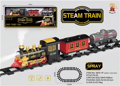 仿真蒸汽电动轨道火车 - OBL10414768