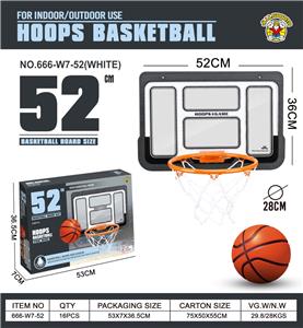 52*36吹瓶透明篮板（铁圈） 白 - OBL10414860