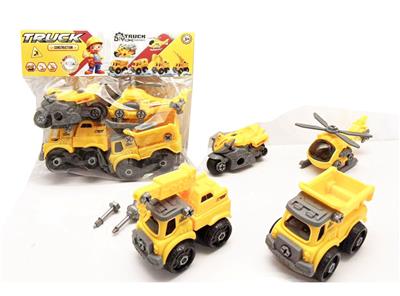 四款拆装工程拼摩托飞机 - OBL10415343