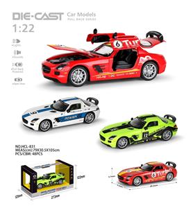 1:22改装版奔驰SLS回力合金车 - OBL10415535
