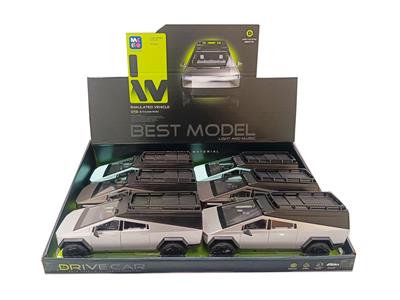 特斯拉皮卡 露营 仿真惯性车（带灯光音效，可开门，方向盘有音效） - OBL10415617