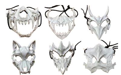 普通白色鬼脸面具 - OBL10415907