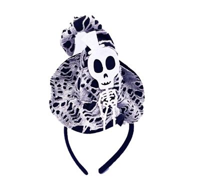 骷髅人巫婆帽头饰 - OBL10415933