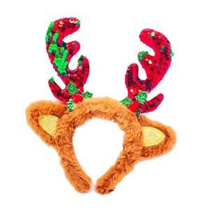 毛绒头饰加靓片鹿角 - OBL10415936