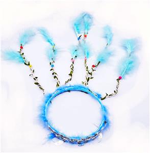 普通头饰加毛绒辫子 - OBL10415976