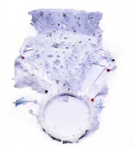 普通头饰加印花头纱 - OBL10415990