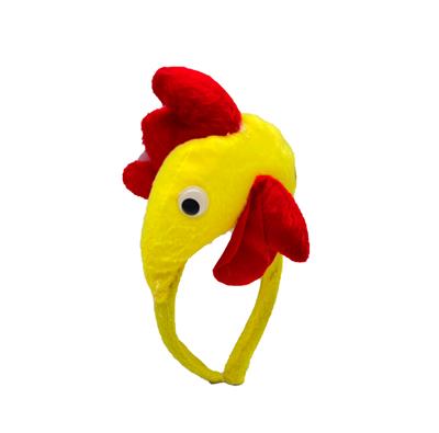 布绒公鸡头饰 - OBL10416052