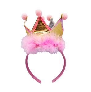 头饰加布皇冠加毛条 - OBL10416055