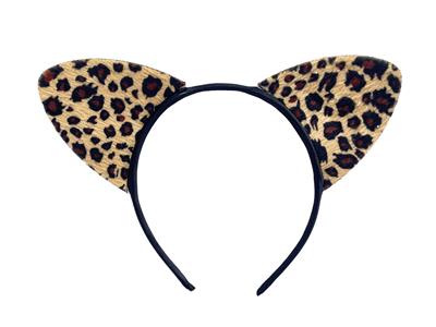豹纹猫耳朵头饰 - OBL10416074