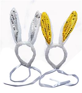 珠片兔耳朵加绑绳12只装1袋 - OBL10416098