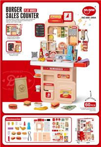 过家家麦当劳台
带灯光音乐配写字板（60PCS） - OBL10416281