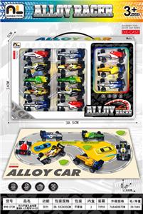 回力开窗礼盒地图套装8.6方程车10+3只 - OBL10416311