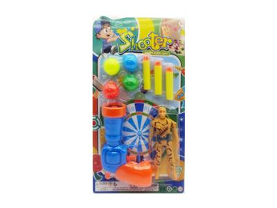 趣味乒乓球弹射枪配军人 - OBL10416547