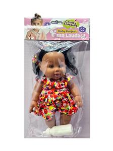 12 寸全搪胶黑肤娃娃带奶瓶带 4 声 ic - OBL10416936