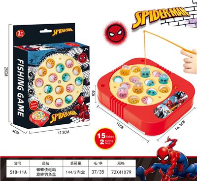 蜘蛛侠电动旋转钓鱼盘 - OBL10417009
