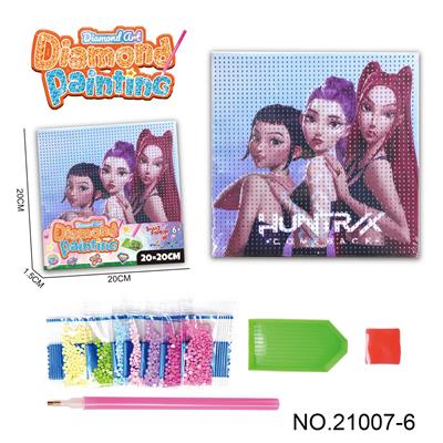 猎魔女团系列-点钻相框5D钻石画(20x20CM) - OBL10417168